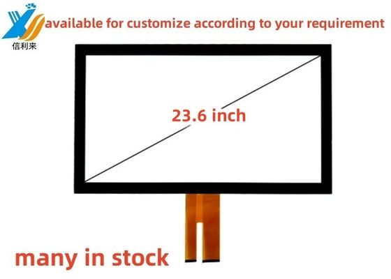 23.6 นิ้ว มัลติทัช USB โปรเจคติฟ (PCAP) GG touch screen panel lcd led monitor customizable AR AG AF กันน้ํา กันน้ํา Pen touch สําหรับการศึกษาทางการแพทย์อุตสาหกรรม Smart Home Meal Order