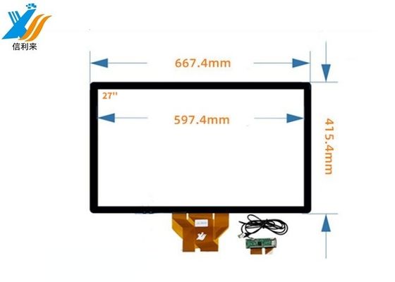 หน้าจอสัมผัสขนาด 27 นิ้ว พร้อม USB Interface ประเภทสําหรับอุตสาหกรรม