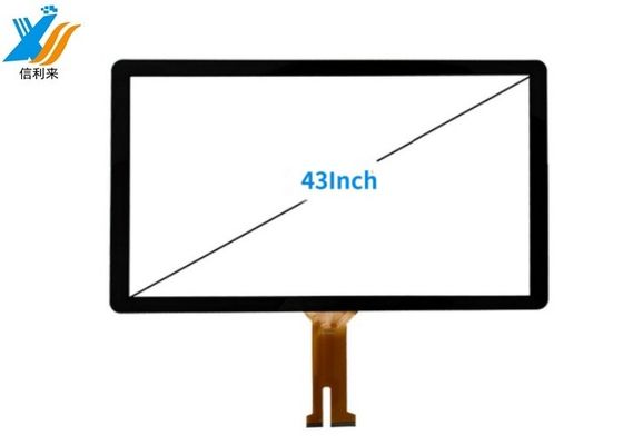 ปรับปรุง Multi Touch PCAP Touch Screen Panel 43 นิ้ว กันน้ํา AR AF AG Anti-UV BOE LCD Display Monitor LG IC สําหรับการศึกษา Smart Home เกมงานสัมมนา โต๊ะสัมผัสร้านอาหาร