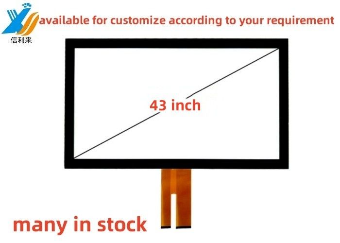 43 นิ้ว Multi touch projected capacitive (PCAP) GG GFF แผนจอสัมผัส กันน้ํา ป้องกันน้ํามันปากกามือถือสัมผัส จอ LCD จอ LED ป้องกันUV ปรับแต่งสําหรับเกมการศึกษาทางการแพทย์อุตสาหกรรม