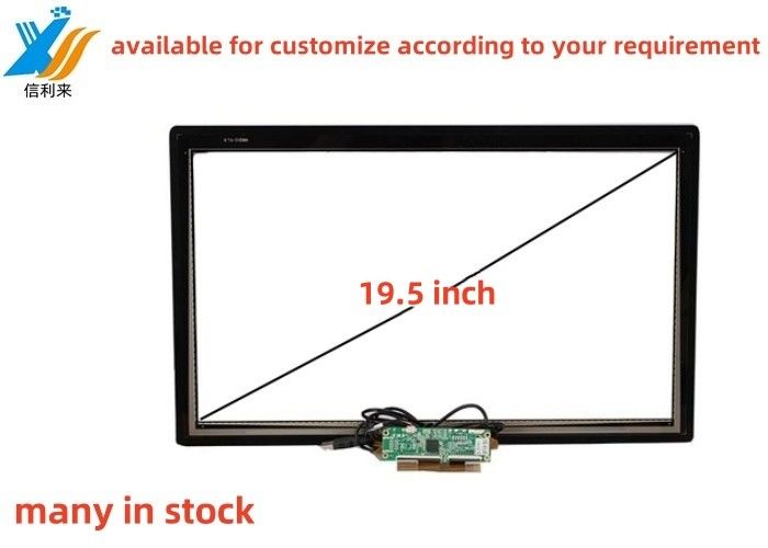 19.5 นิ้ว Multi touch projected capacitive (PCAP) GG GFF touch screen panel AR AG Anti-UV กันน้ํา กันน้ํา กันน้ํามัน Pen touch lcd display led monitor สามารถปรับแต่งได้ สําหรับ Self Service Kiosk Treadmill Smart Home