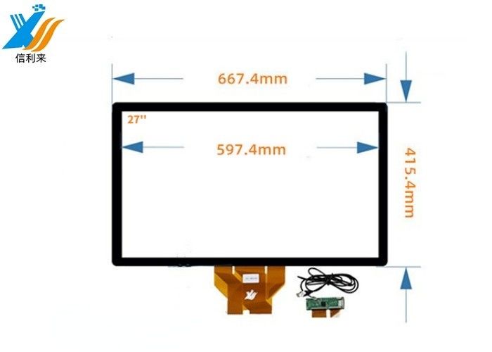 หน้าจอสัมผัสขนาด 27 นิ้ว พร้อม USB Interface ประเภทสําหรับอุตสาหกรรม